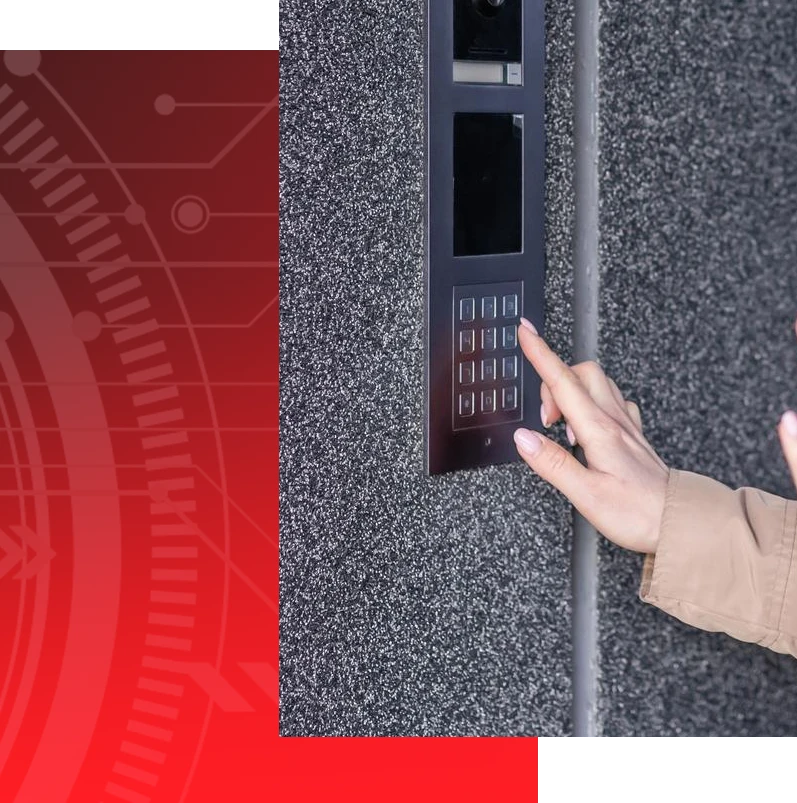 Control de acceso a para vecinos, empleados, visitas...numérico